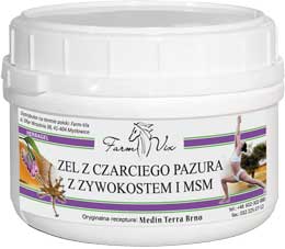 zel-czarci-pazur-msm350 Żel Czarci Pazur z Żywokostem i MSM