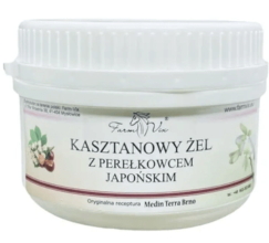 KASZTANOWY ŻEL Z PEREŁKOWCEM JAPOŃSKIM 350g, 600g