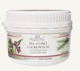 ŻEL Z LIŚCI LAUROWYCH Z ŻYWOKOSTEM I ROZMARYNEM 350g